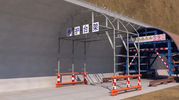 正蓝旗隧道施工动画制作公司 - 隧道施工工艺和施工方法 - 隧道施工汇报动画视频 - bim 工程施工动画